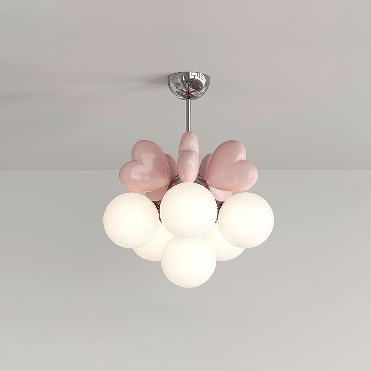Lampadario Heart Accents globo Shades Playful moderno Kids Room per camera da letto