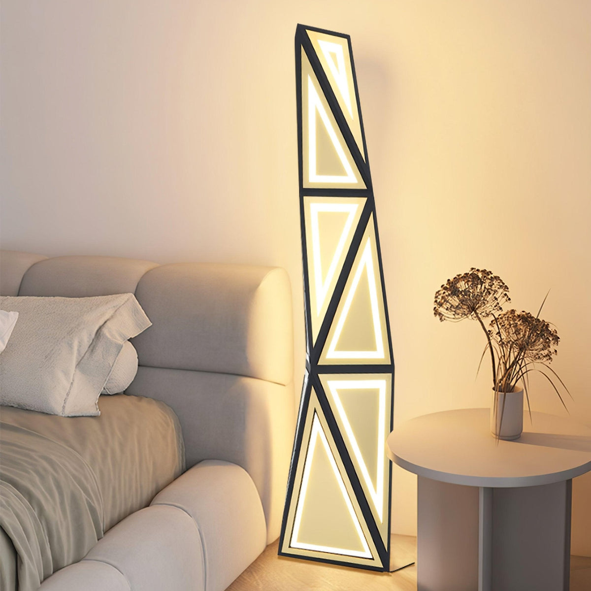 Evvelora lampada da terra Geometrica LED