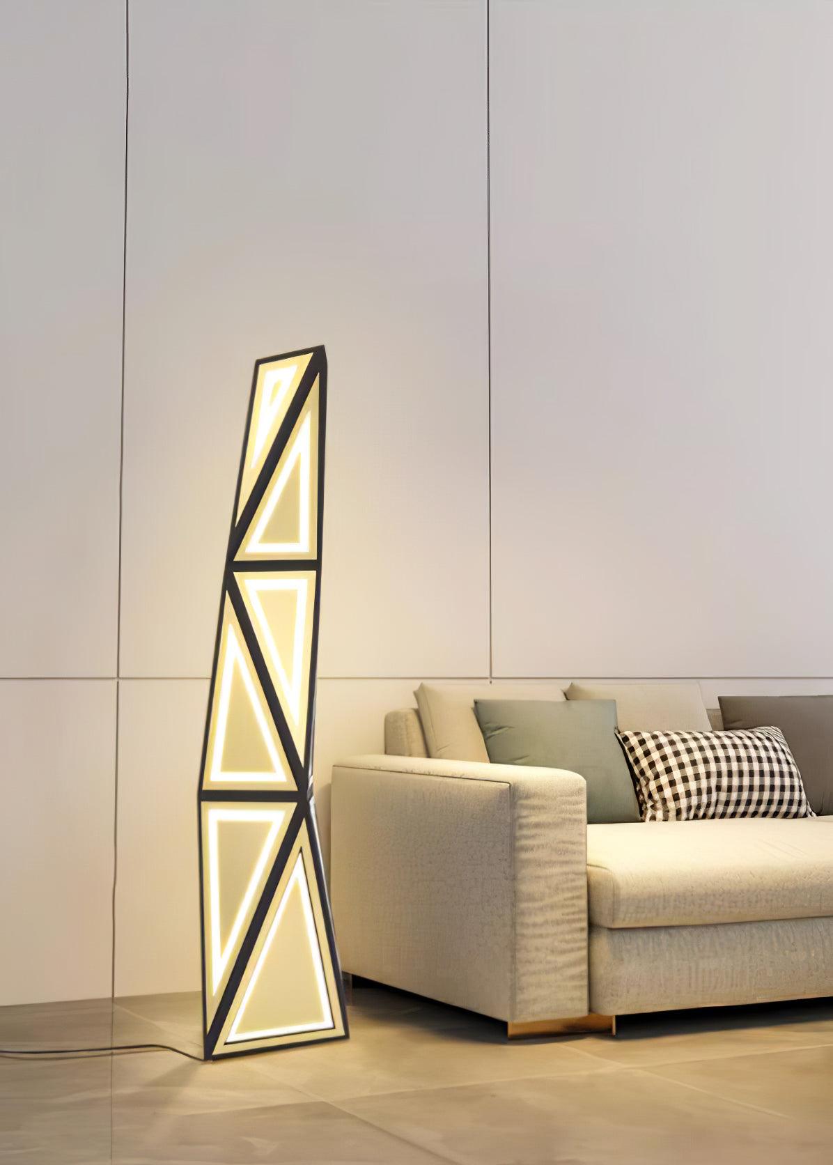 Evvelora lampada da terra Geometrica LED
