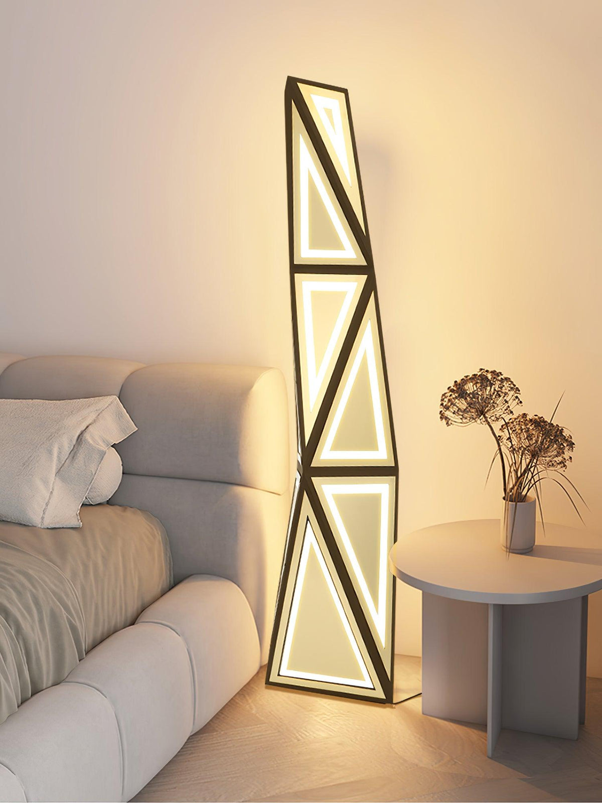 Evvelora lampada da terra Geometrica LED
