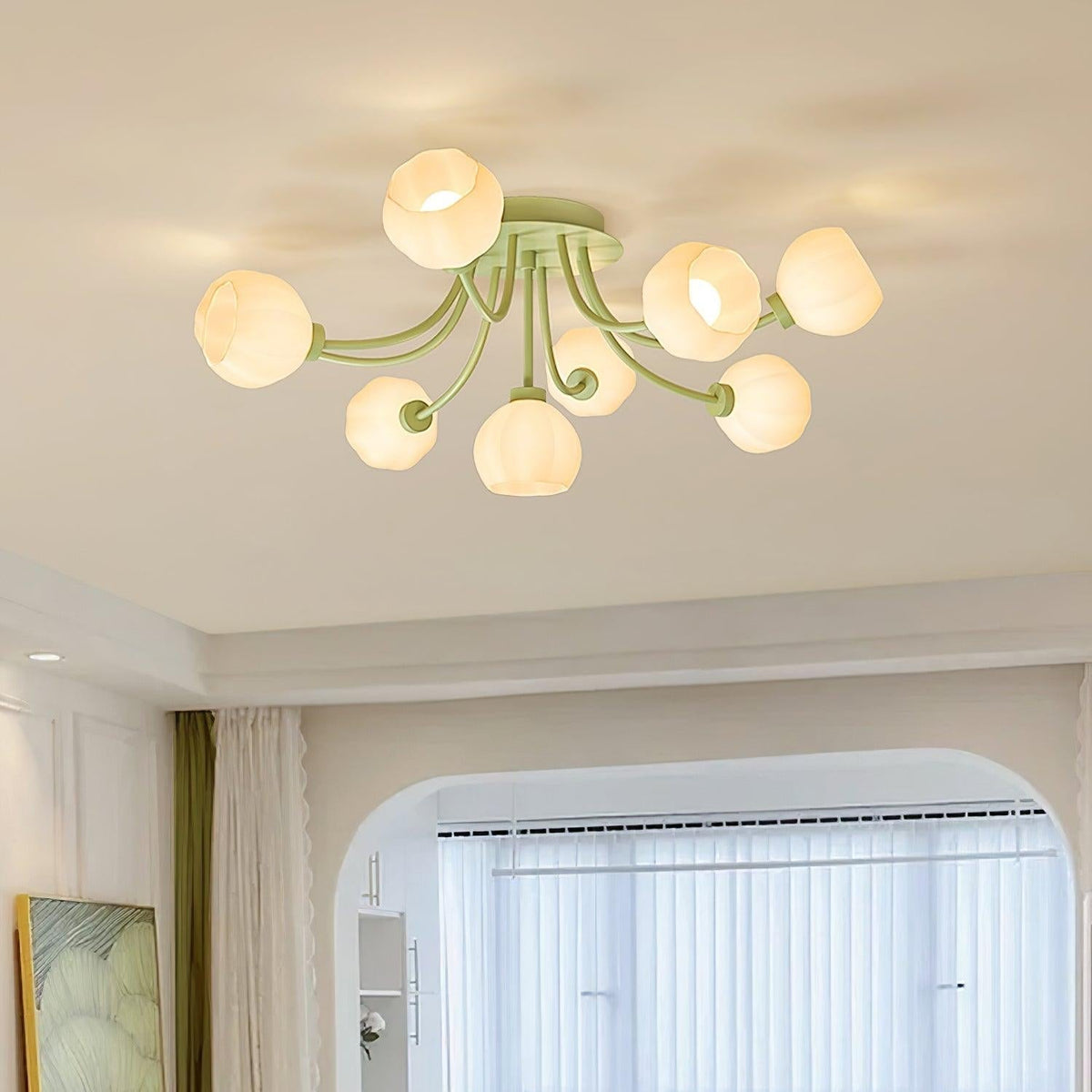 Florina lampada da soffitto a fiore