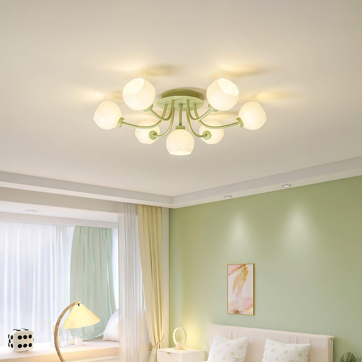 Florina lampada da soffitto a fiore