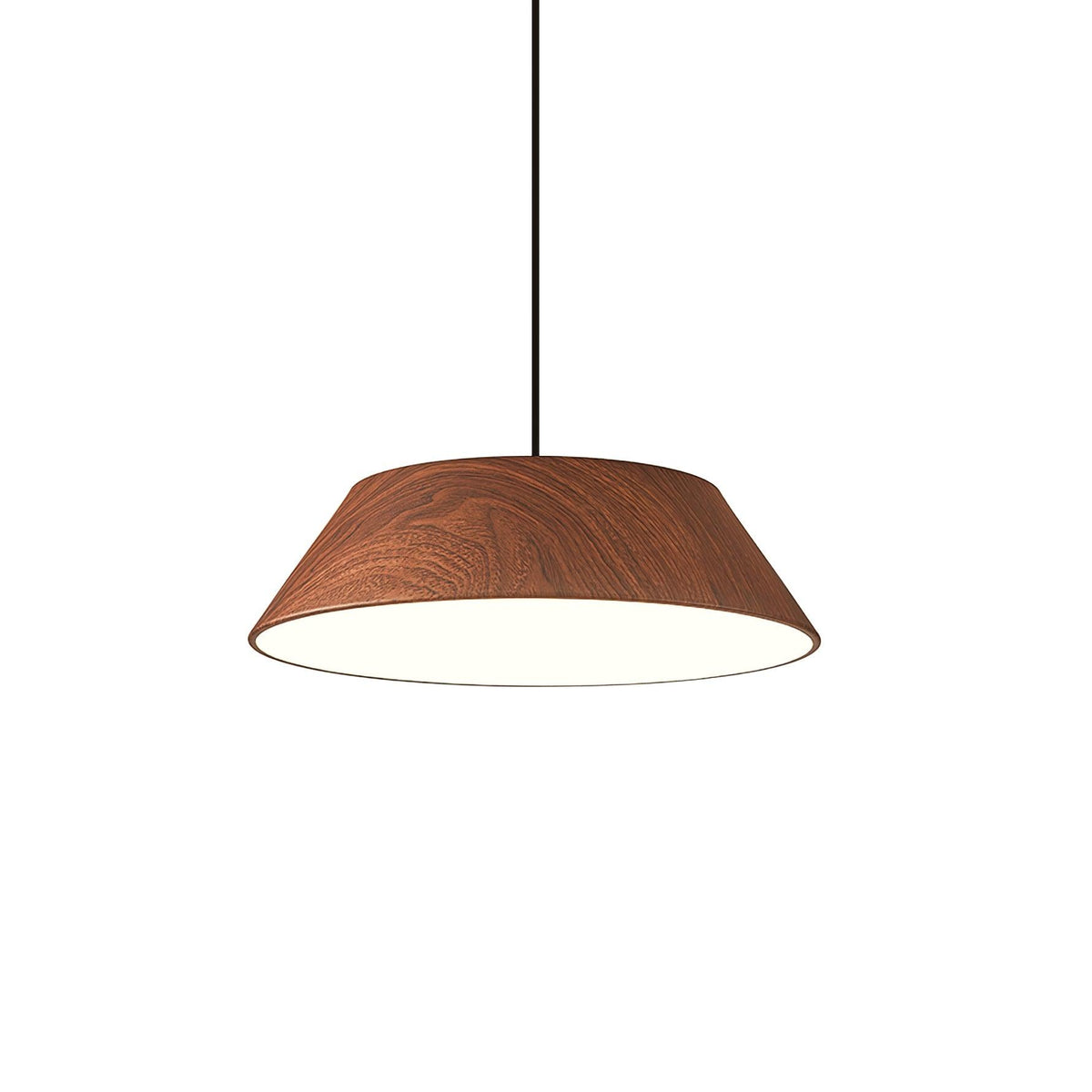 Novain lampada a sospensione con effetto legno