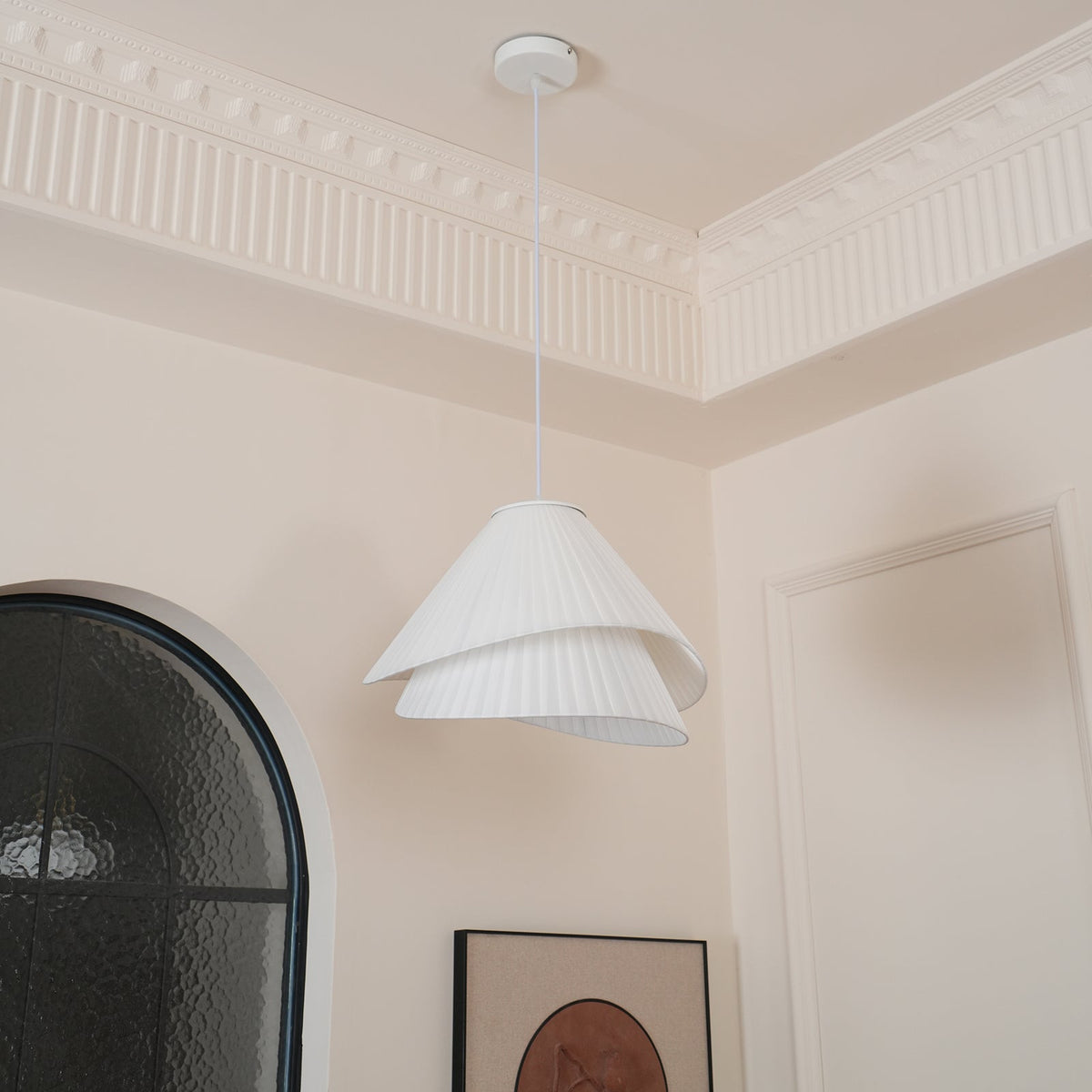Tempo lampada a sospensione Pleated