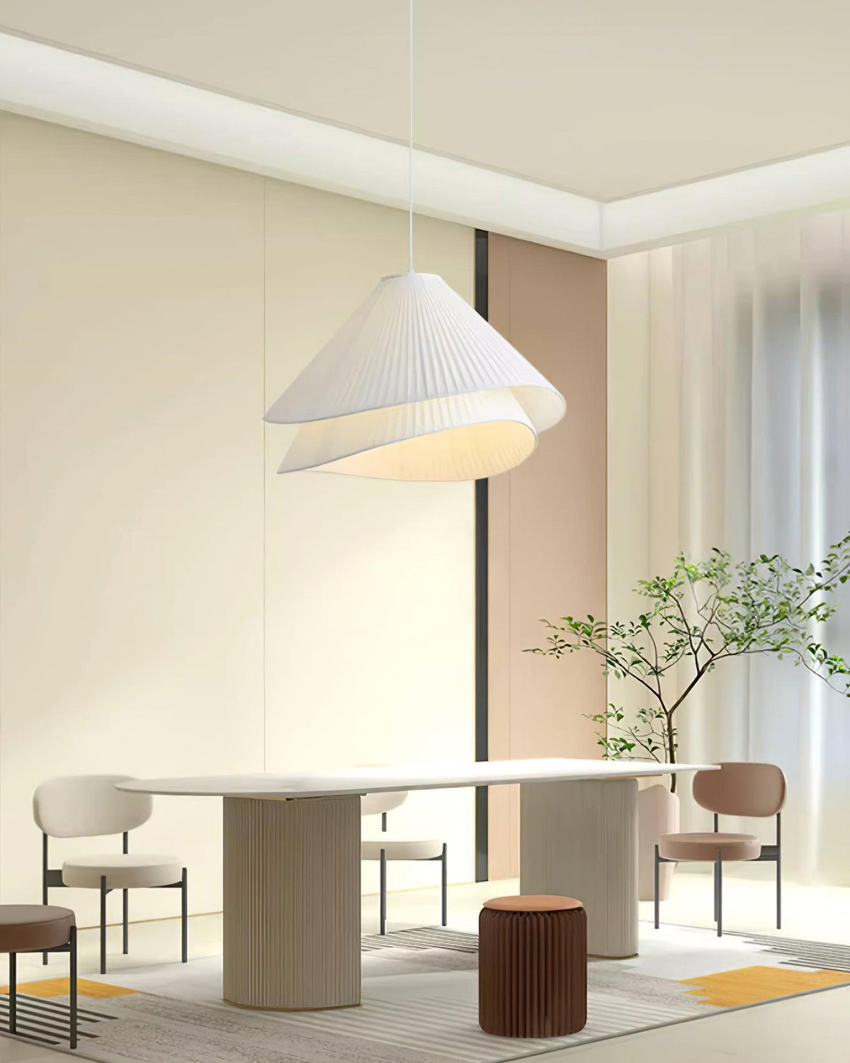 Tempo lampada a sospensione Pleated