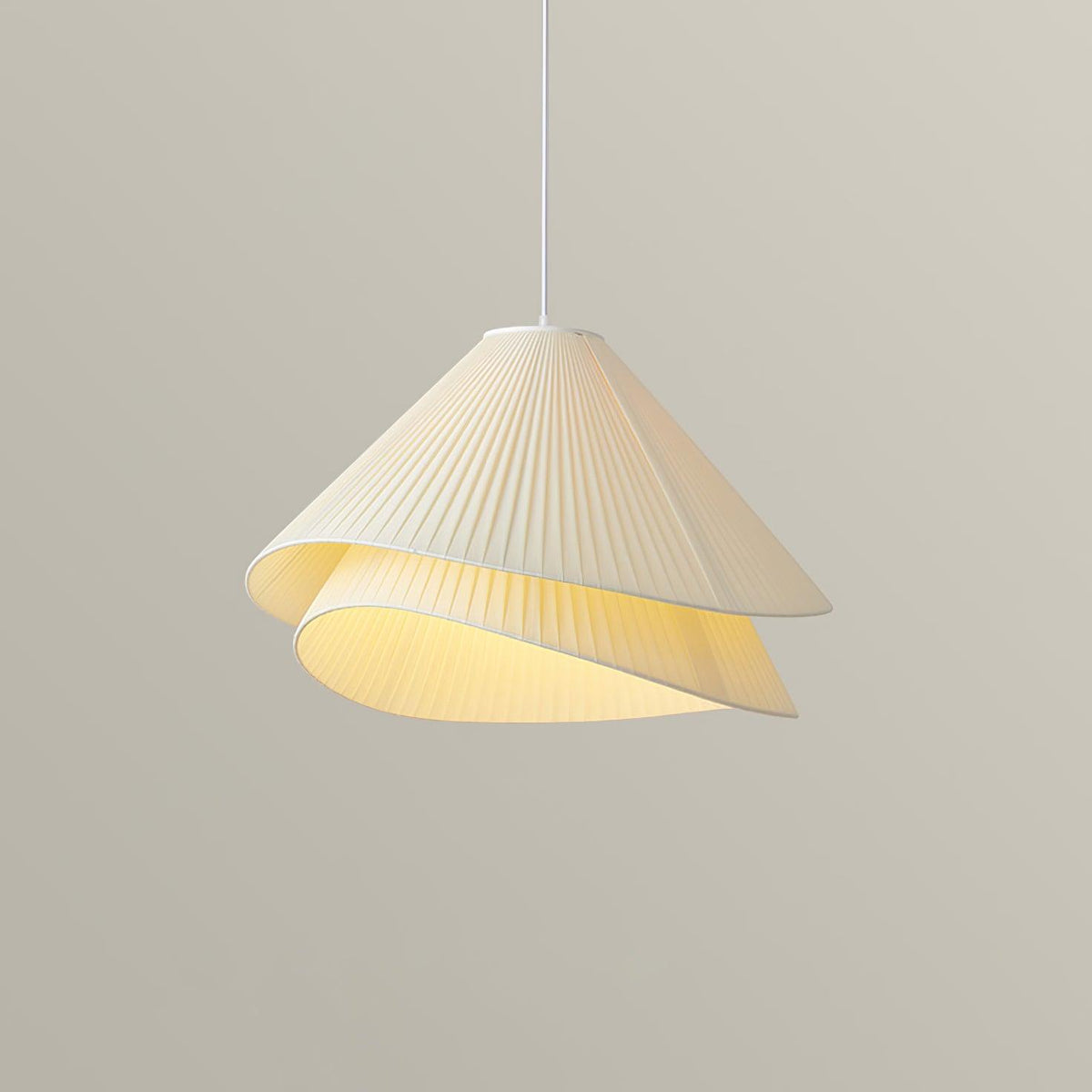 Tempo lampada a sospensione Pleated
