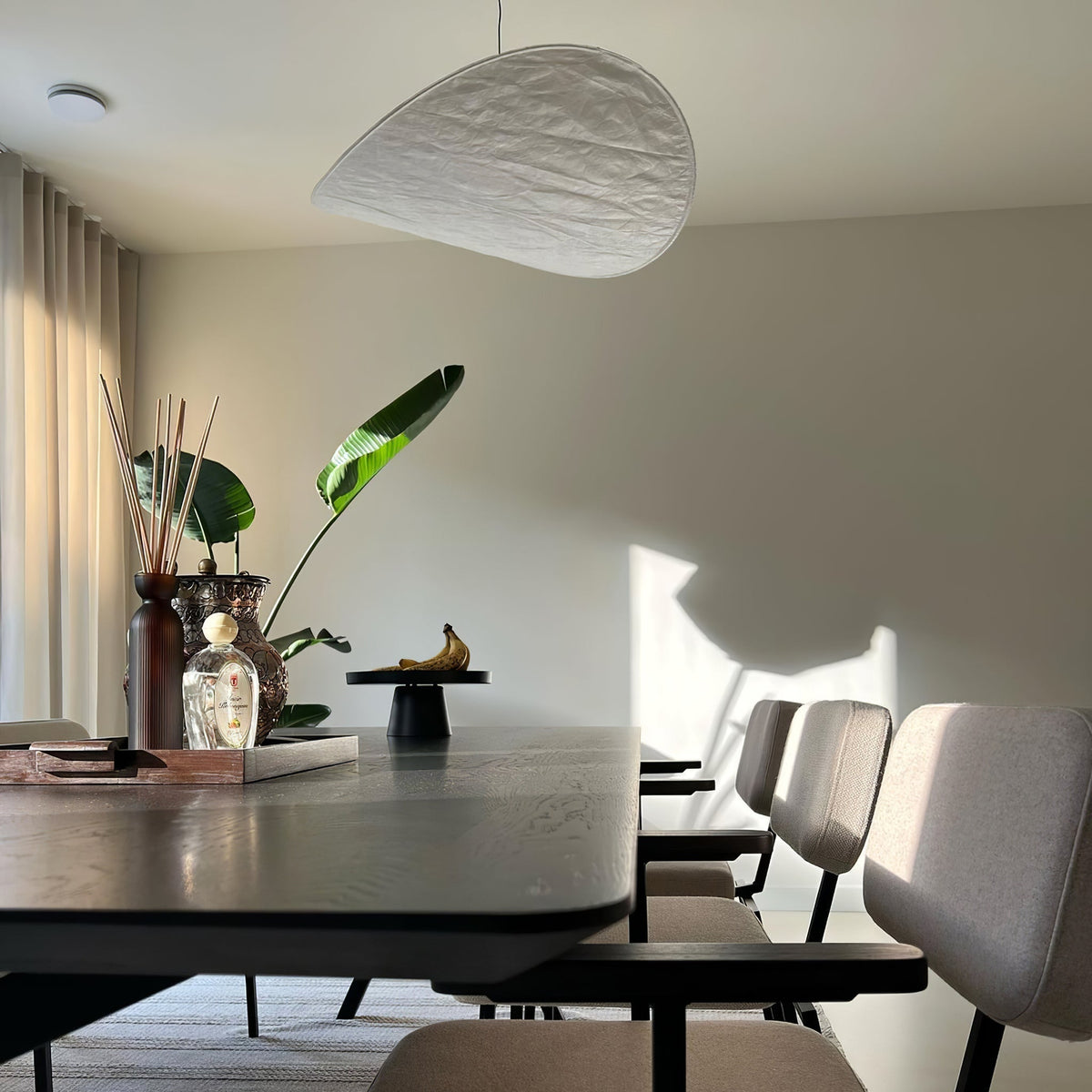 Luminette lampada a sospensione minimalista in Seta