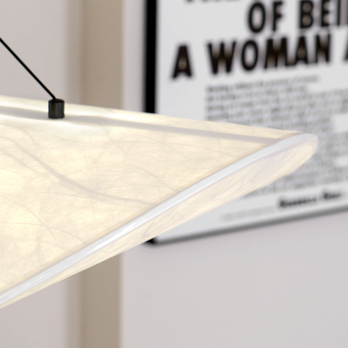 Luminette lampada a sospensione minimalista in Seta