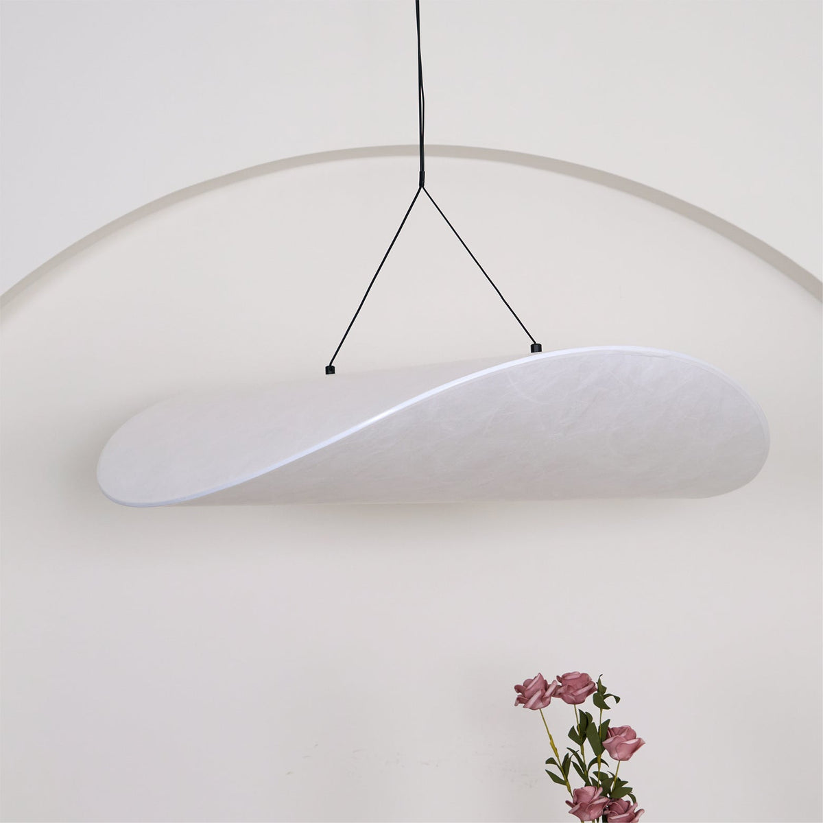 Luminette lampada a sospensione minimalista in Seta