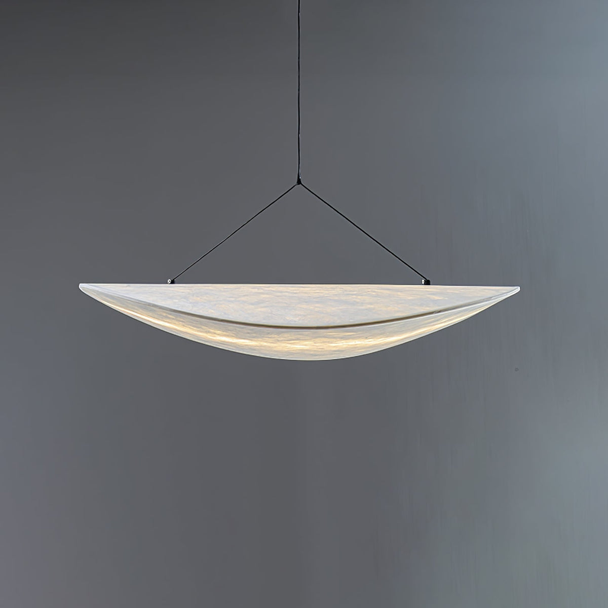 Luminette lampada a sospensione minimalista in Seta
