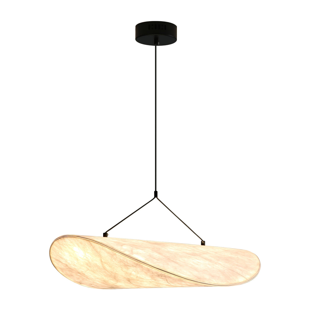 Luminette lampada a sospensione minimalista in Seta
