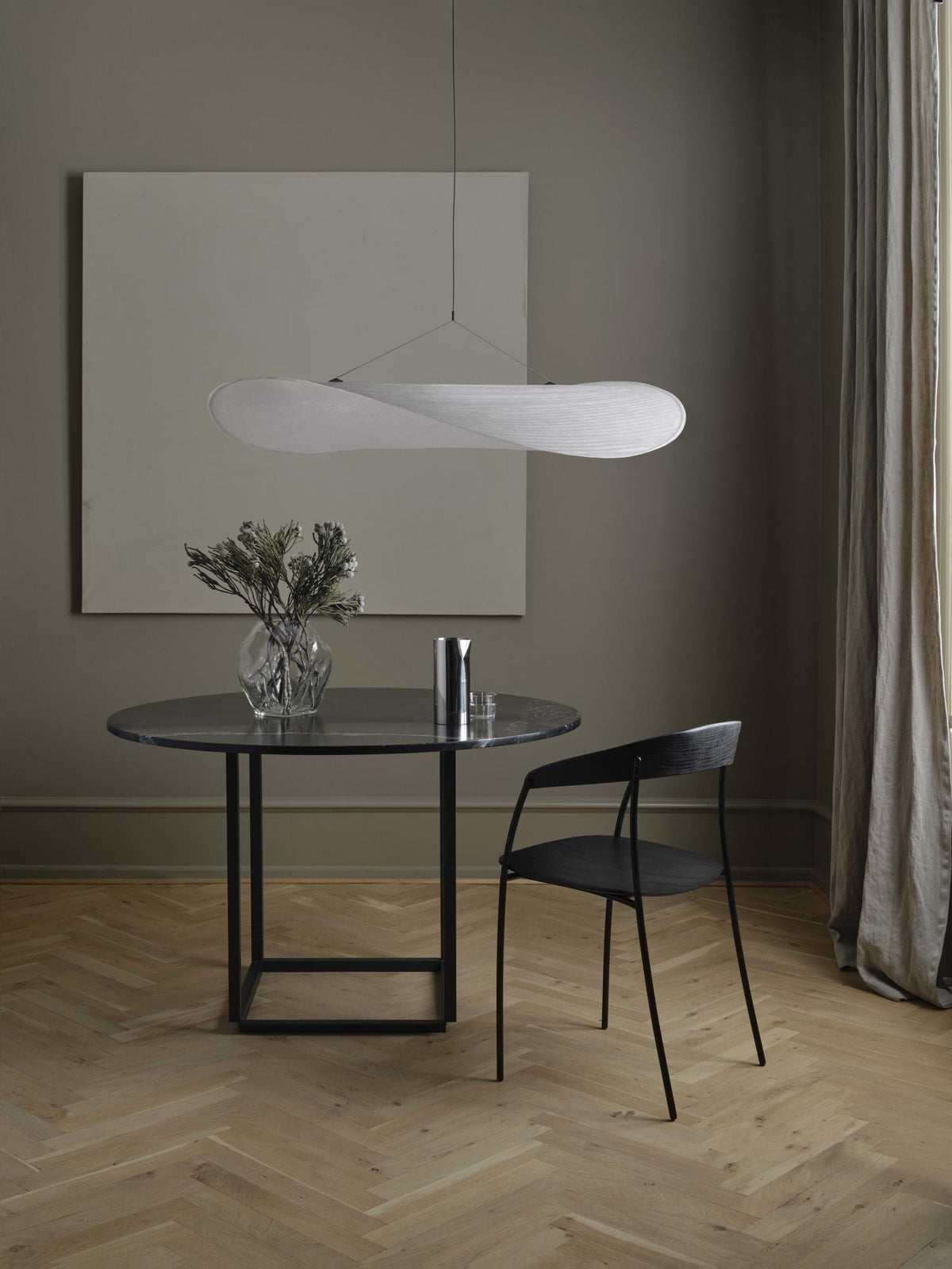 Luminette lampada a sospensione minimalista in Seta