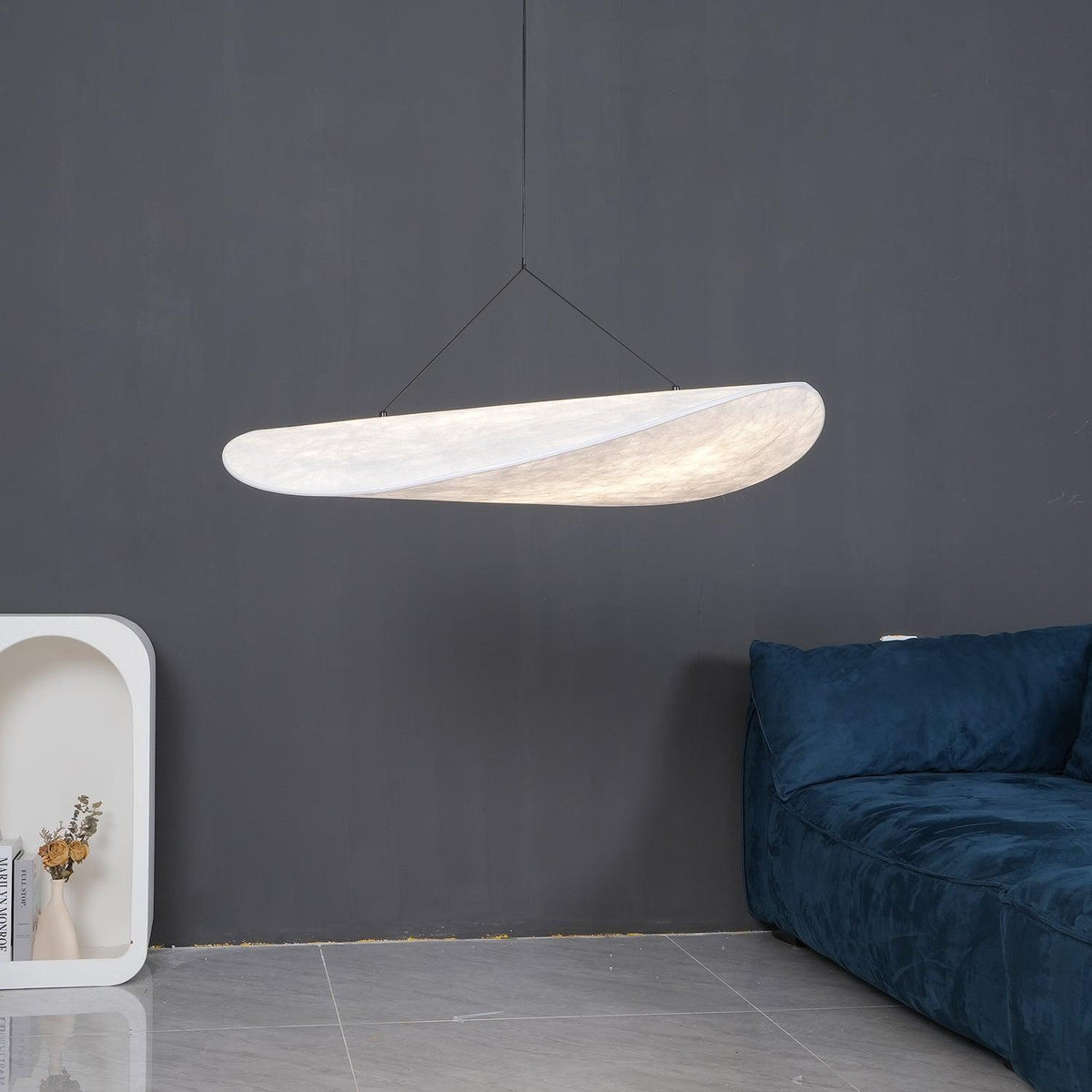 Luminette lampada a sospensione minimalista in Seta