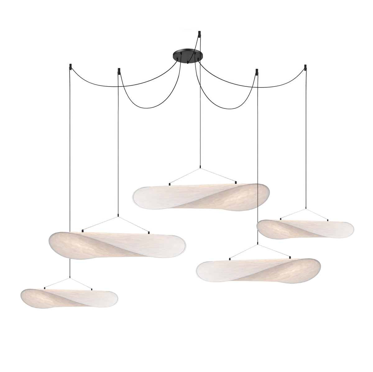 Luminette lampada a sospensione minimalista in Seta