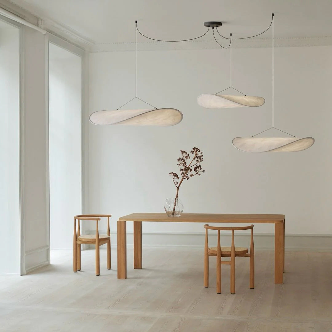 Luminette lampada a sospensione minimalista in Seta