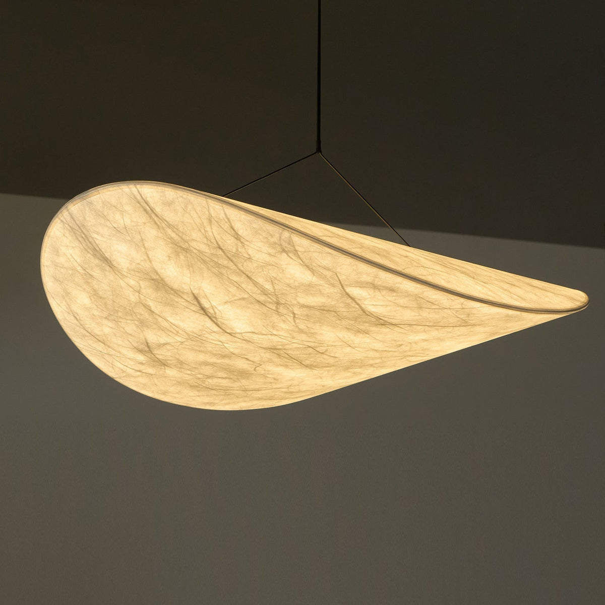 Luminette lampada a sospensione minimalista in Seta