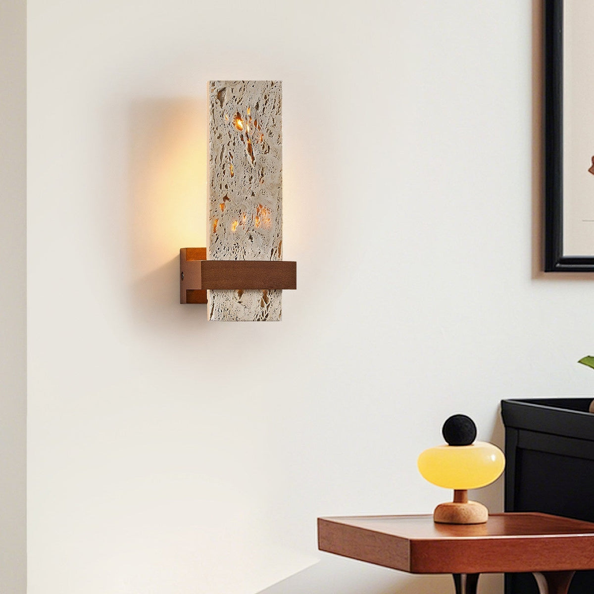 Brann terra travertino lampada da parete