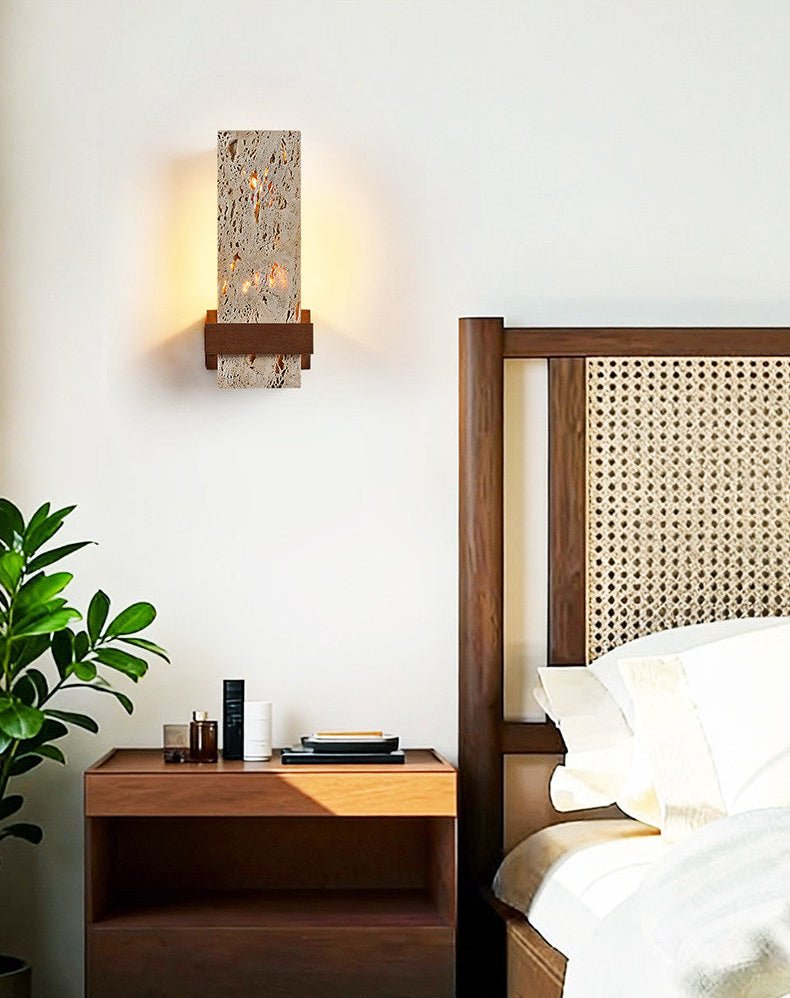 Brann terra travertino lampada da parete