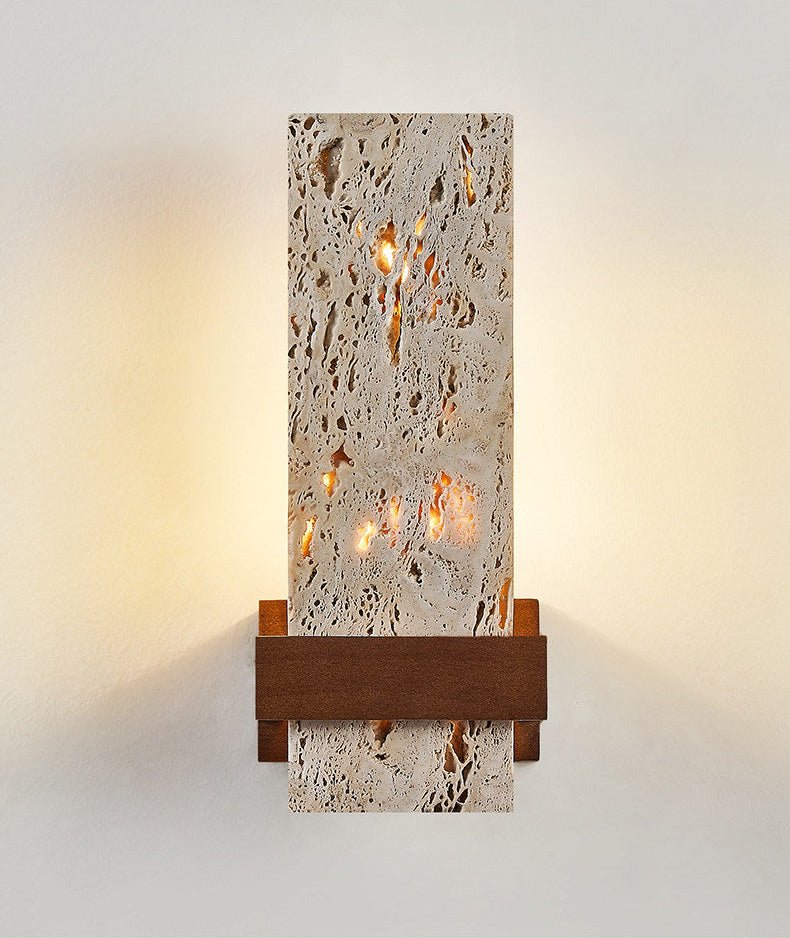 Brann terra travertino lampada da parete