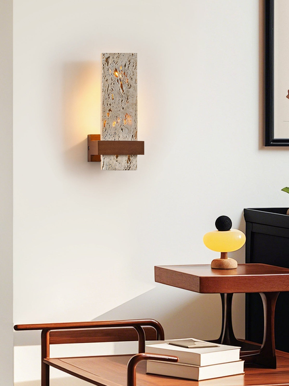 Brann terra travertino lampada da parete