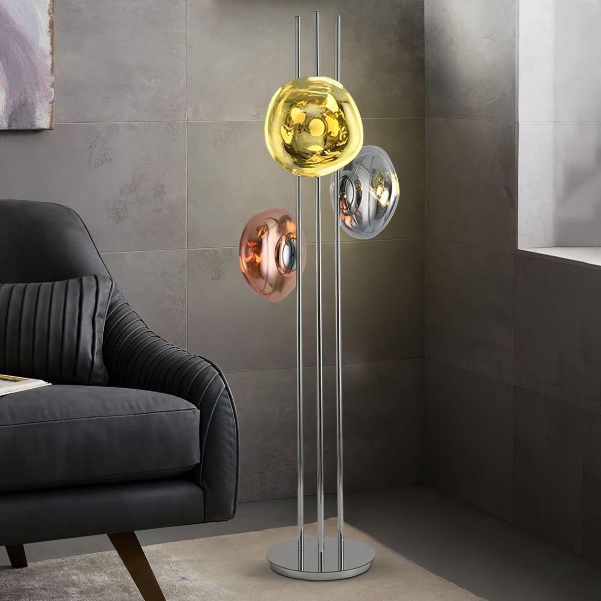 Gevara lampada da terra contemporanea