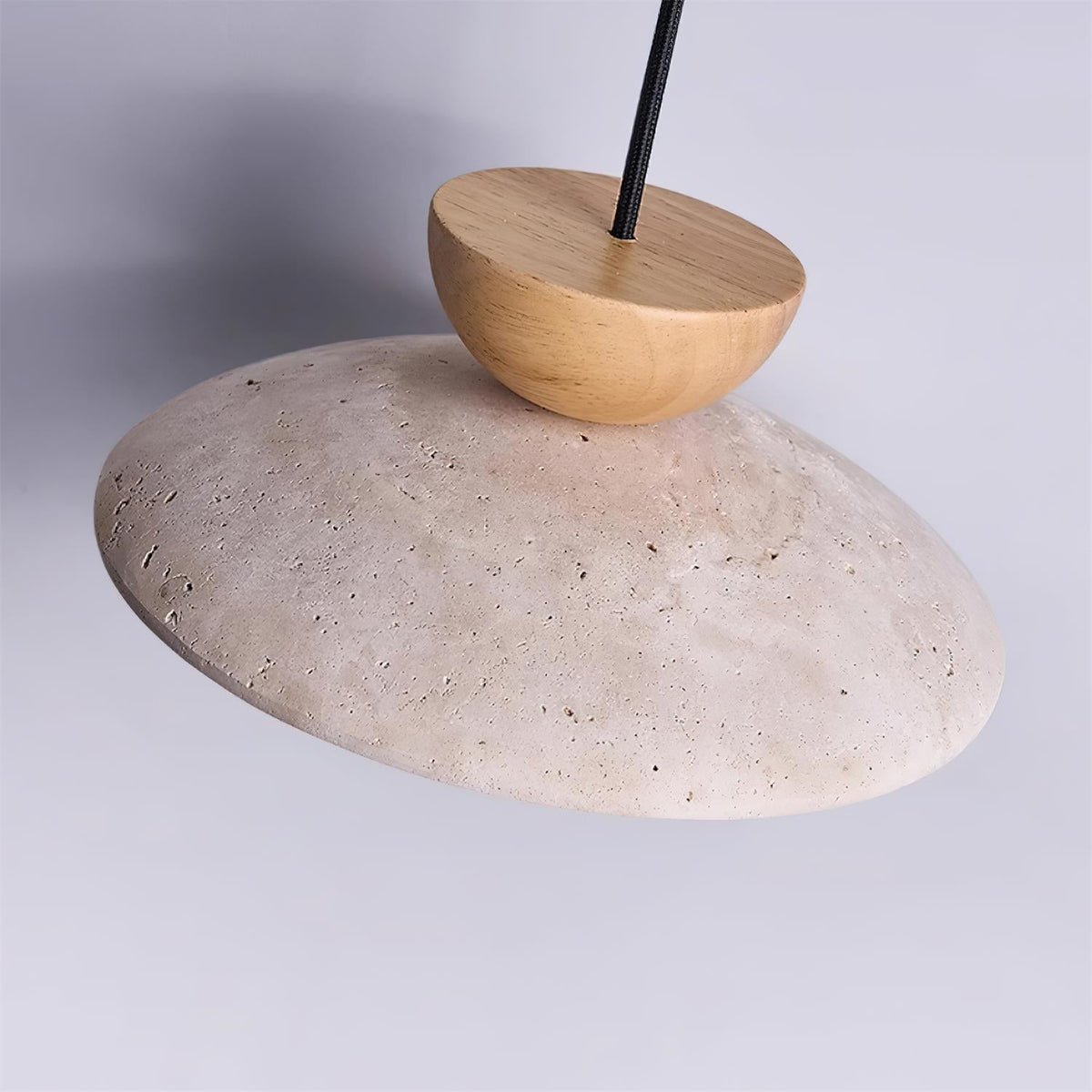 Ritta Lampade a Sospensione Moderne in Travertino Naturale
