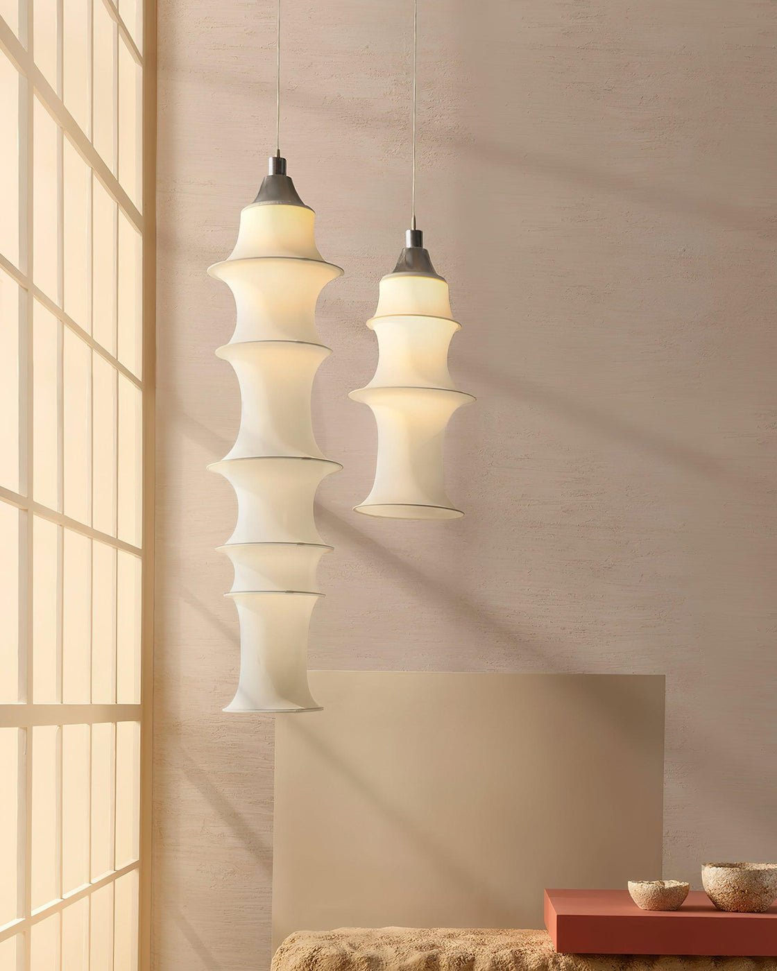 Columnis lampada a sospensione a colonna stratificata