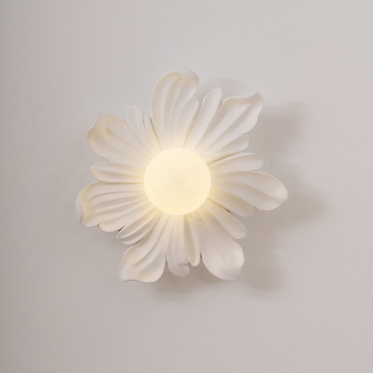 Tina lampada da parete a fiore