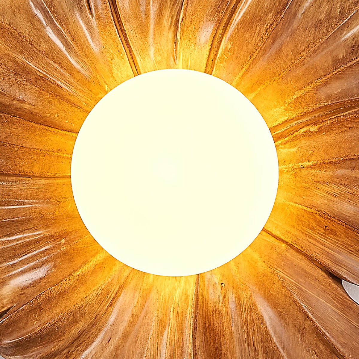 Tina lampada da parete a fiore