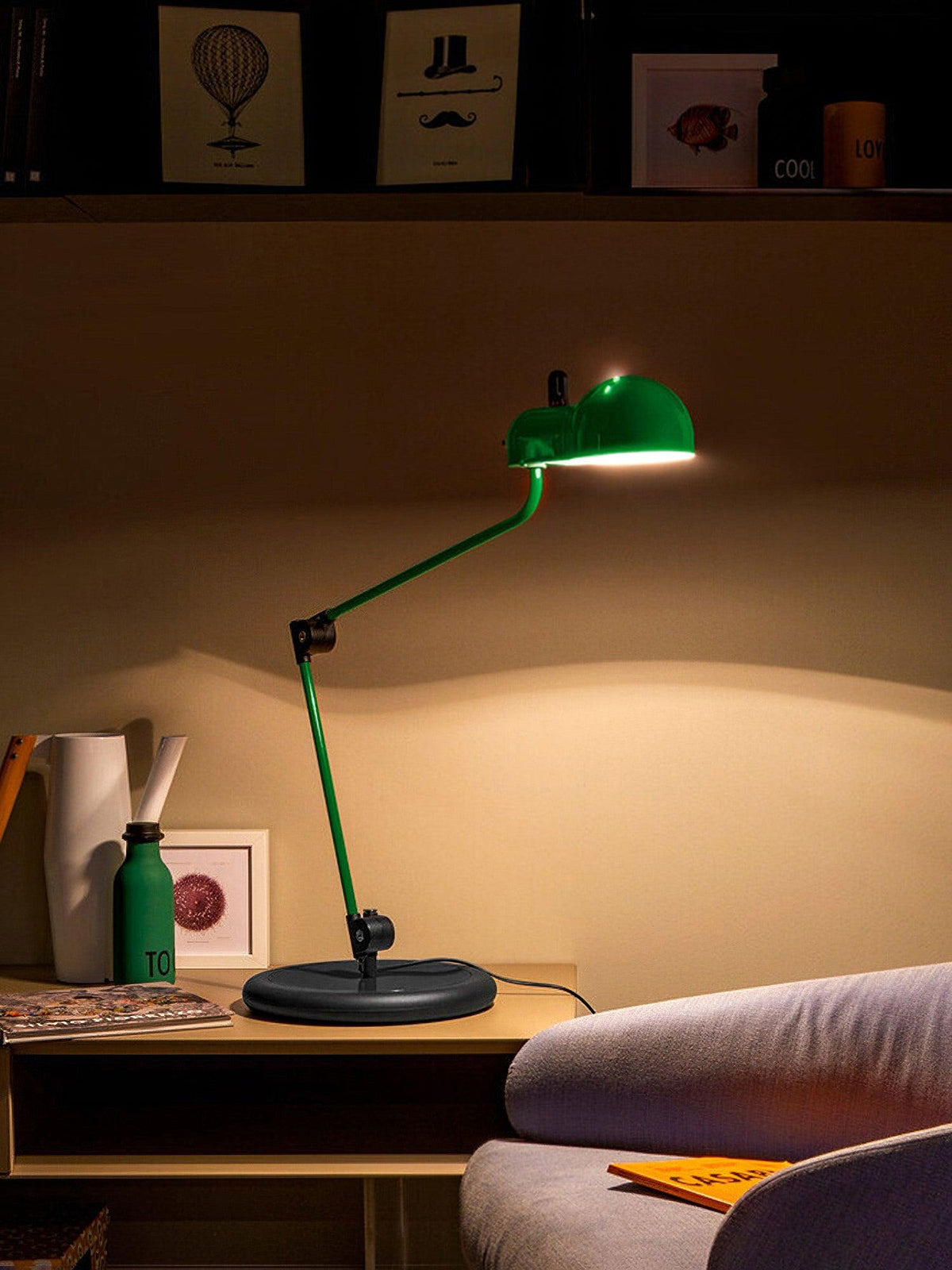 Flaren lampada da tavolo in Acciaio classico
