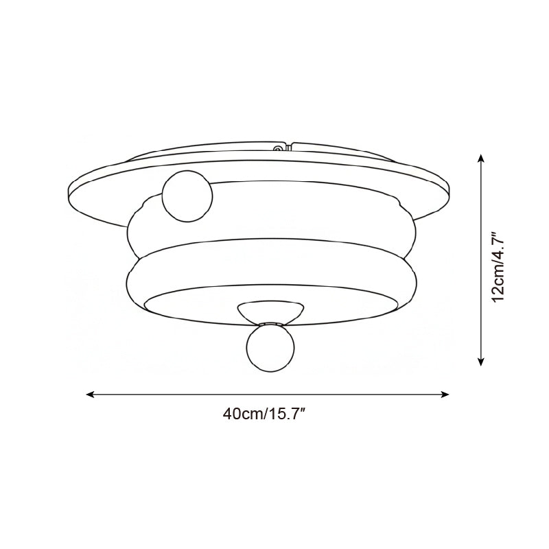 Rinoria lampada da soffitto in legno noce