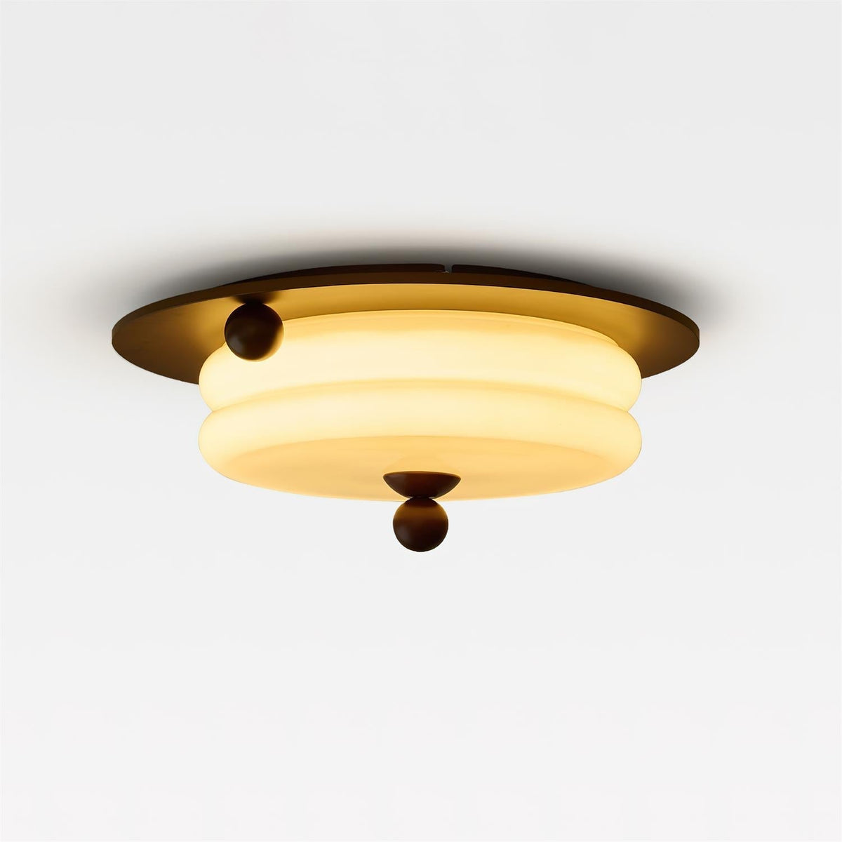 Rinoria lampada da soffitto in legno noce
