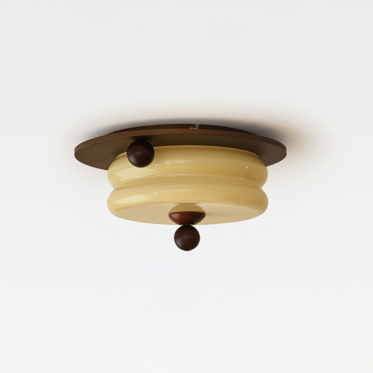 Rinoria lampada da soffitto in legno noce