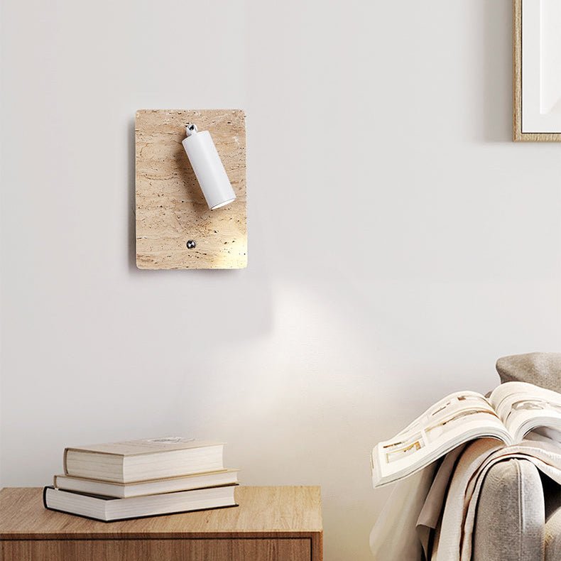Selan applique travertino Axis Directional Sconce