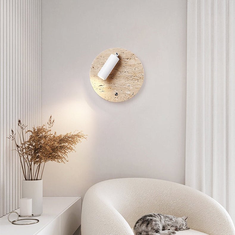 Selan applique travertino Axis Directional Sconce