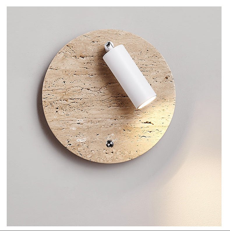 Selan applique travertino Axis Directional Sconce