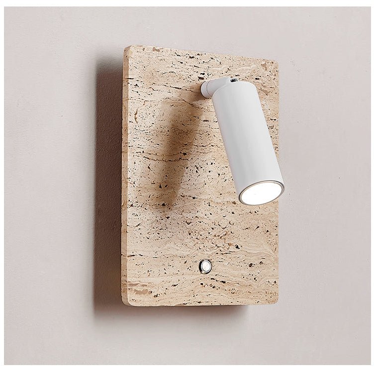 Selan applique travertino Axis Directional Sconce