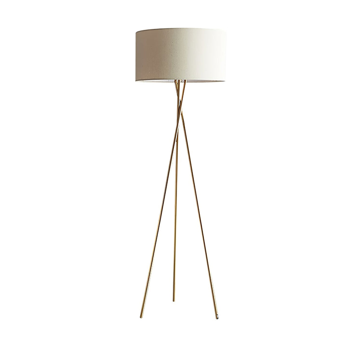 Zander lampada da terra minimalista in tessuto