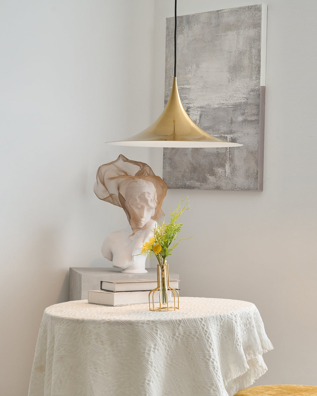 Viro lampada a sospensione Collo Sottile e Diffusore Ampio per sala da pranzo contemporanea