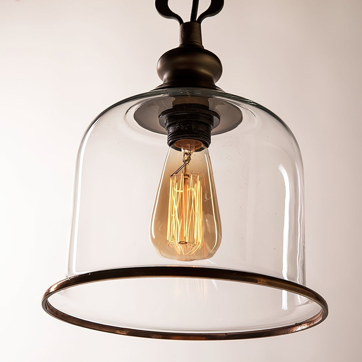 Celaniella Eleganza vintage lampada a sospensione in vetro