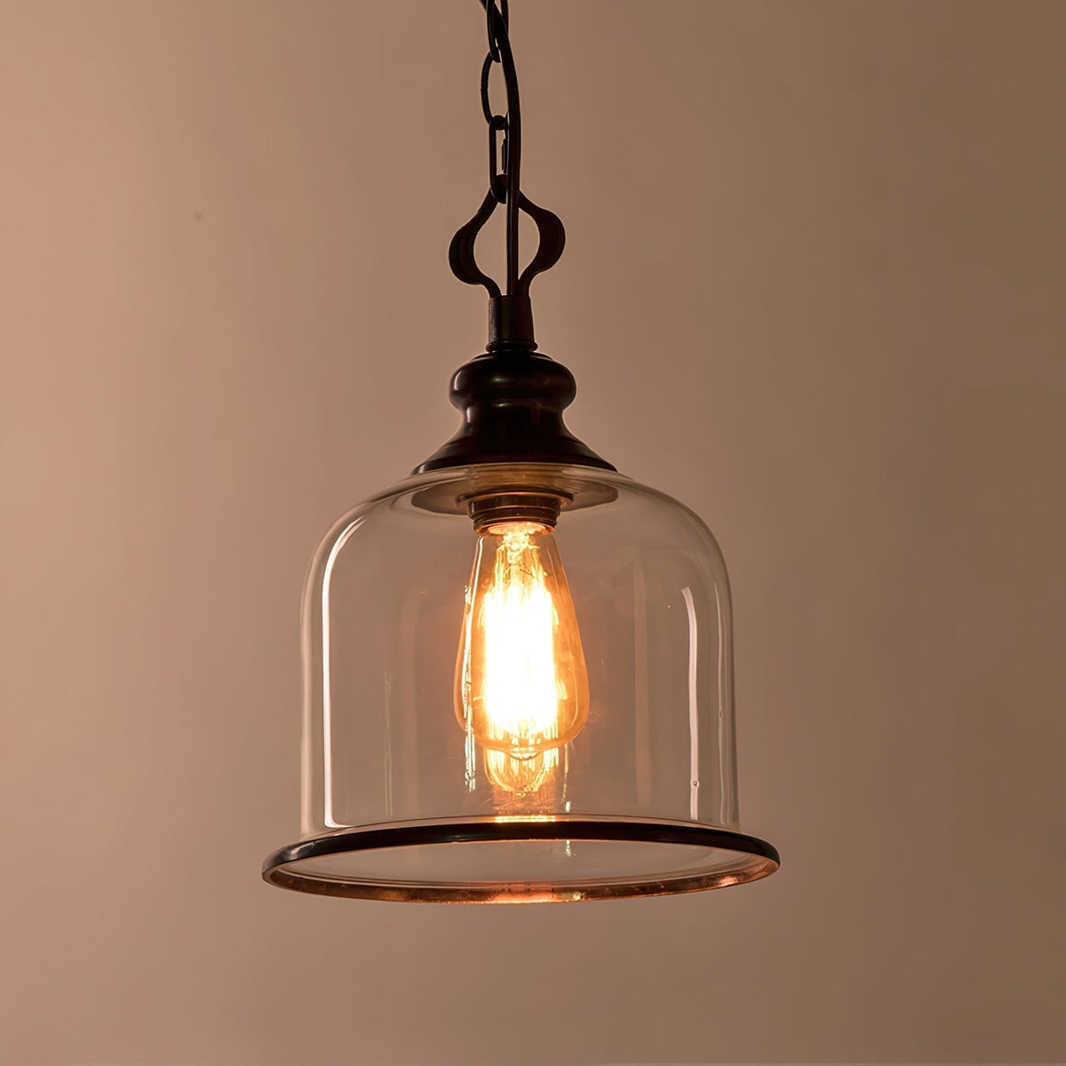 Celaniella Eleganza vintage lampada a sospensione in vetro
