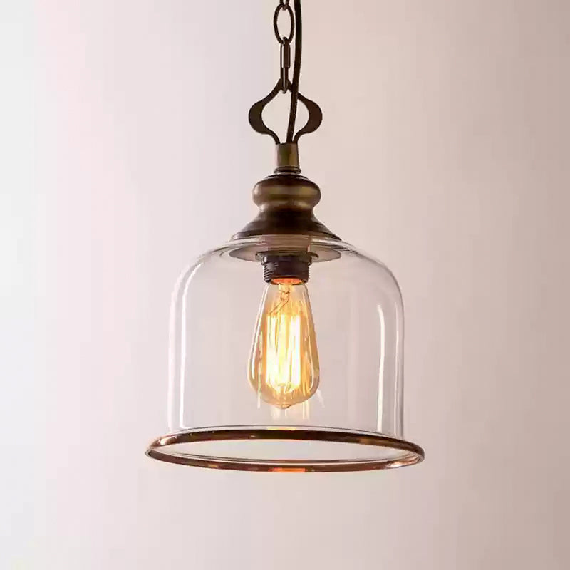 Celaniella Eleganza vintage lampada a sospensione in vetro