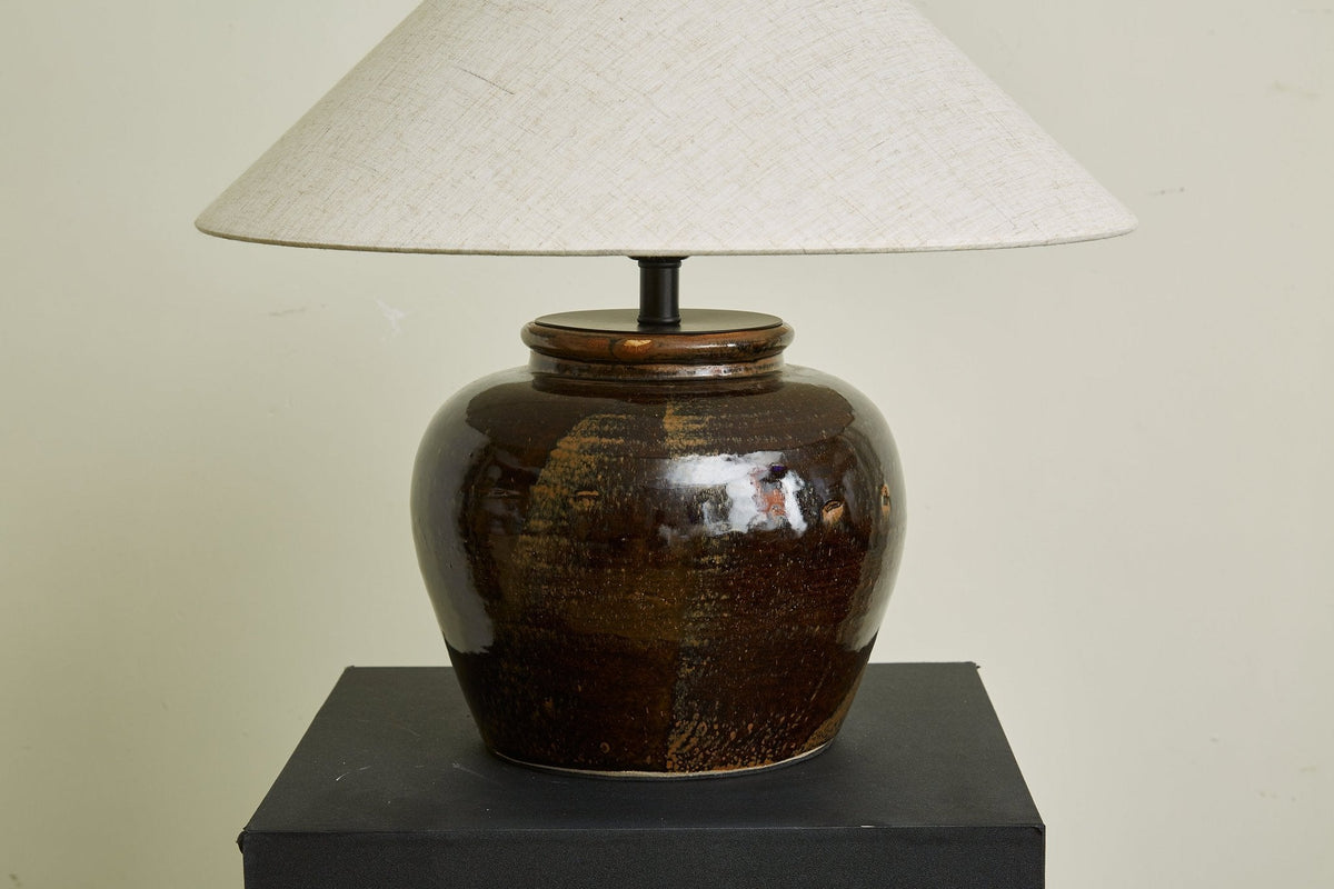 Ravien Umber Jar lampada da tavolo