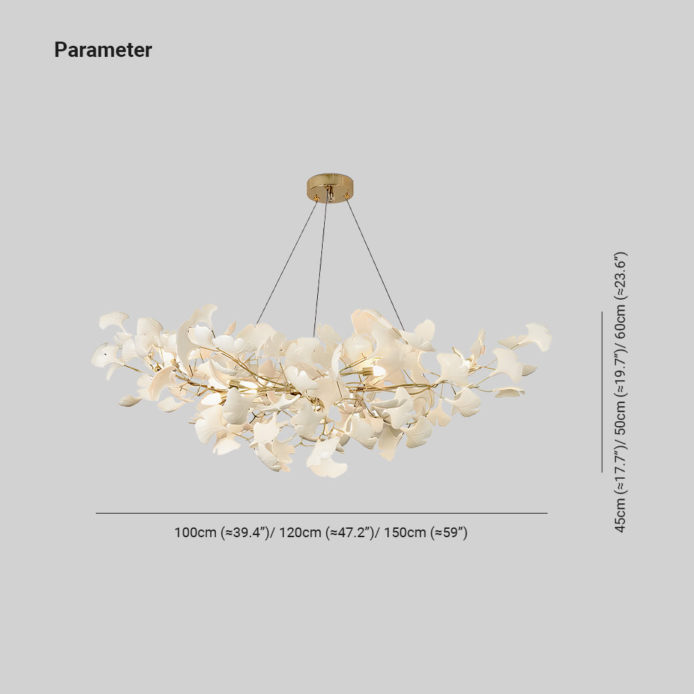 Olivia Lampadario di Lusso in Ceramica con Forma a U - Relic Pieces