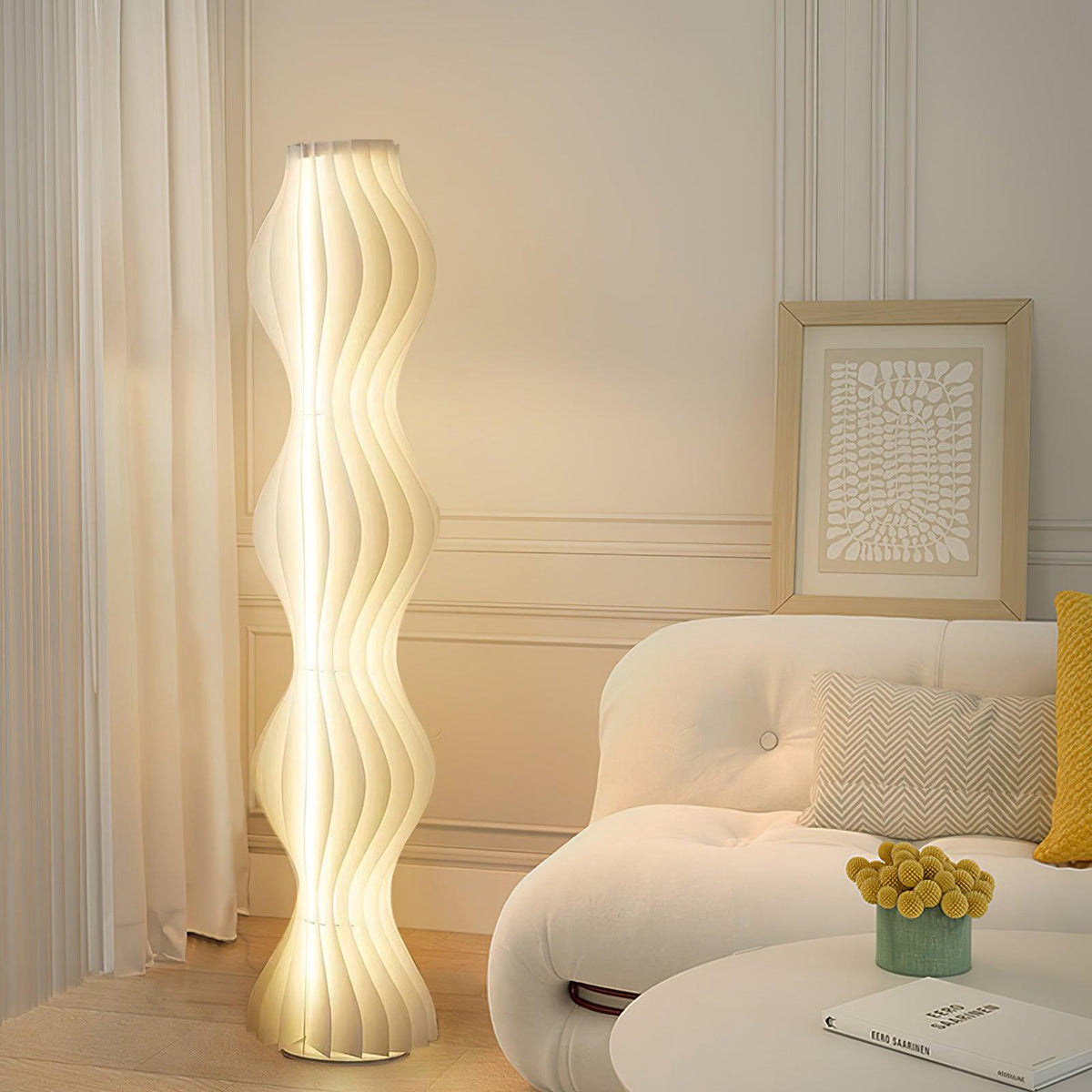 Dotha lampada da terra contemporanea