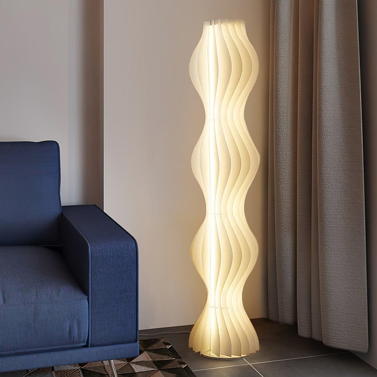 Dotha lampada da terra contemporanea