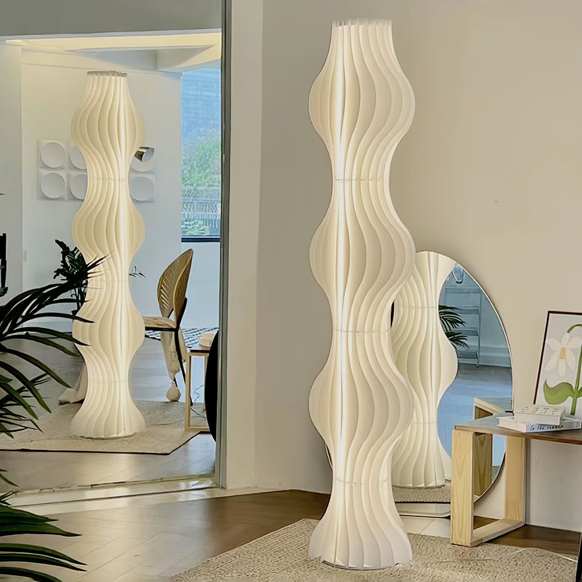 Dotha lampada da terra contemporanea