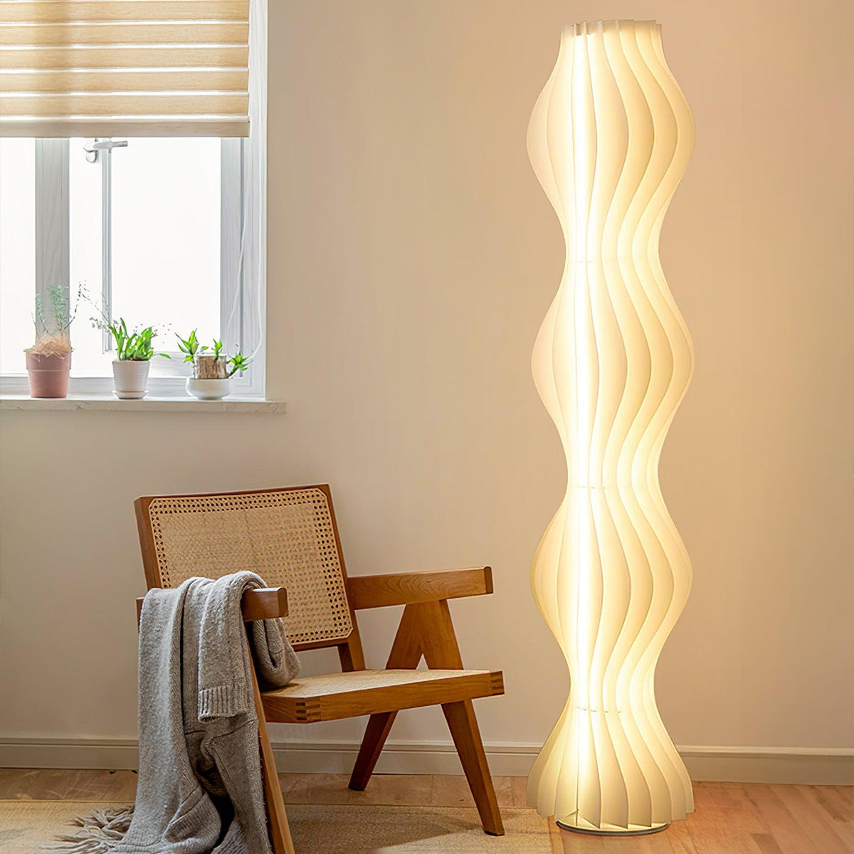 Dotha lampada da terra contemporanea
