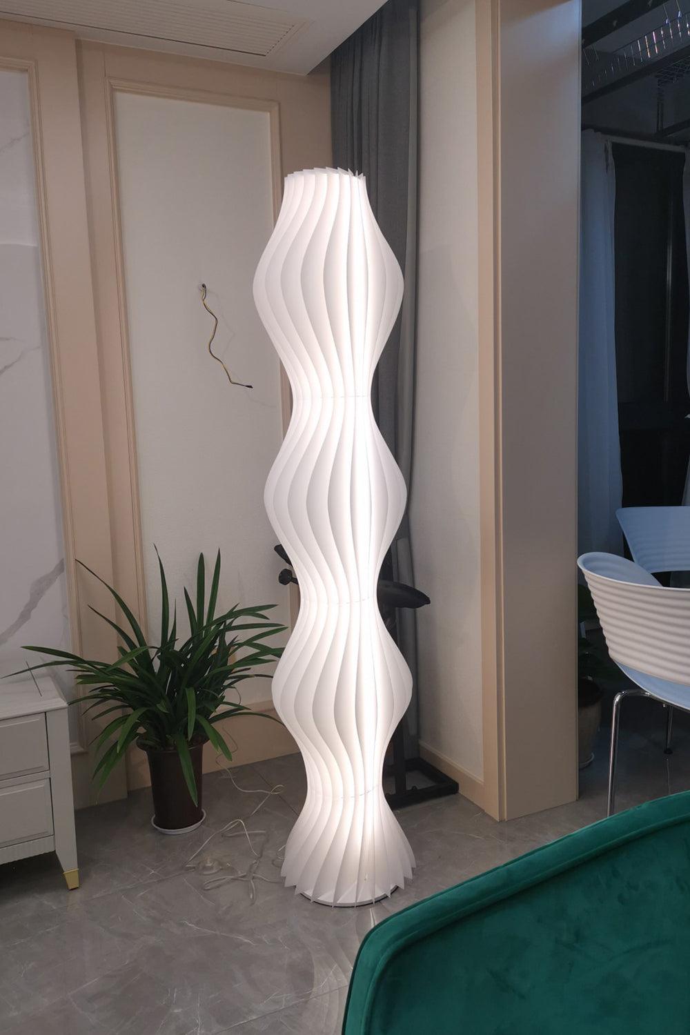 Dotha lampada da terra contemporanea