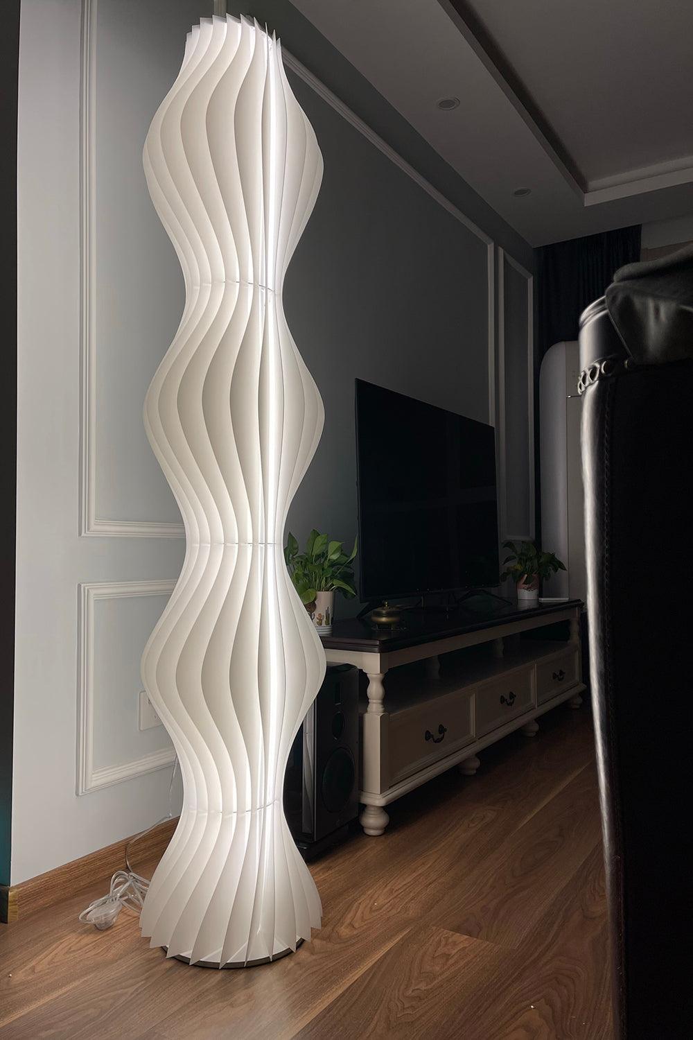 Dotha lampada da terra contemporanea